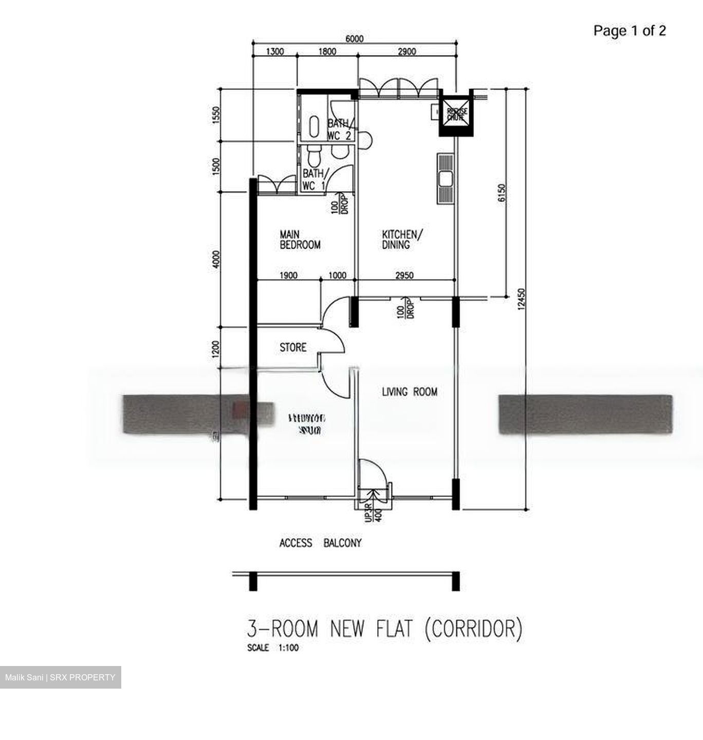 Blk 331 Ang Mo Kio Avenue 1 (Ang Mo Kio), HDB 3 Rooms #485525151